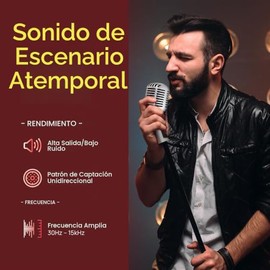 Pyle - Micrófono vocal clásico retro dinámico, micrófono cardioide unidireccional de estilo vintage antiguo con cable XLR, compatible con soporte univ