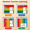 „ÄêJoyCat„ÄëMath Flash Cards & Pop Fidget Chart, Math Manipulatives Game