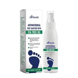 Foot Spray with Tea Tree Oil, Foot Care Dry Feet Plantar Moisturizing Deodorant, Advanced Foot and Nail Spray:_2 PCS
