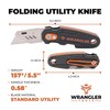 Wrangler Tools Folding Utility Knife - Quick Change Box Cutter