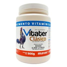 Vitater Clásico 500g Vitaminas Aves Gallos Alto Rendimiento