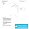 PlumbEZ Toilet Cistern Handle with Adjustable Arm, Durable Toilet Handle