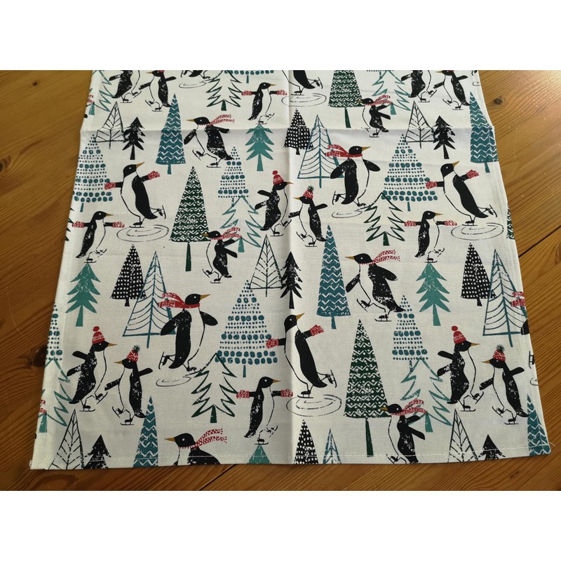 Ulster Weavers Penguins On Ice Cotton Tea Towel, Multicolor, 100Percent,