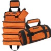 TOPXUAN Tool Roll Bag 4 Large Zipper pockets 2 detachable