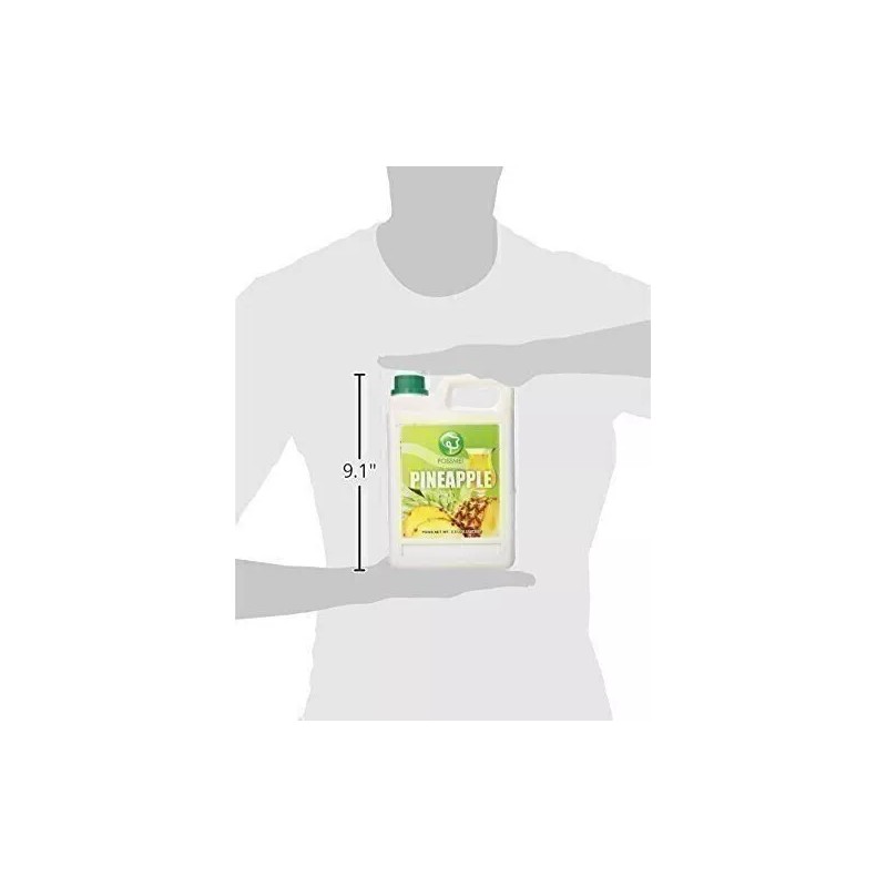Possmei Bubble Tea Syrup Pineapple Flavor 5.5 lbs. Imported from