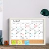 Calendar Whiteboard for Wall, 18x24 Inches Whiteboard Calendar Cork Board