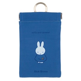 HEMING'S 4495503 POY Dick Bruna Miffy & CARAMEL Trash Can Pouch, Portable Trash Can, Carabiner & Side Pocket, Camel, Approx. 4.1 x 6.3 inches (10.5 x 16 cm)