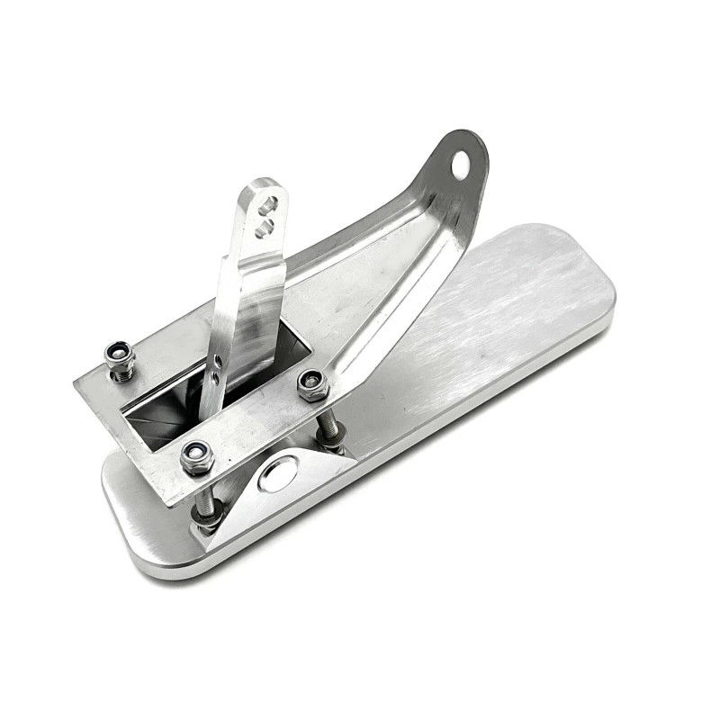 Hot Rod Chrome Universal Gas Pedal Floor Mount Throttle Pedal
