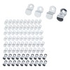 T Tulead 80PCS Offset Canvas Clips Iron Canvas Clips Z