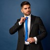 Ladeheid Classic Men's Tie, Matt, Perfect for Office & Festivities,