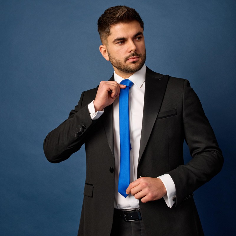 Ladeheid Classic Men's Tie, Matt, Perfect for Office & Festivities,