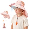 Gorro para Playa Ninas,Sombrero de Sol para niños y niñas，Gorra