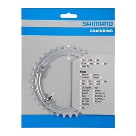 Shimano FC-5800 chainring 34T-MA for 50-34T, silver silver