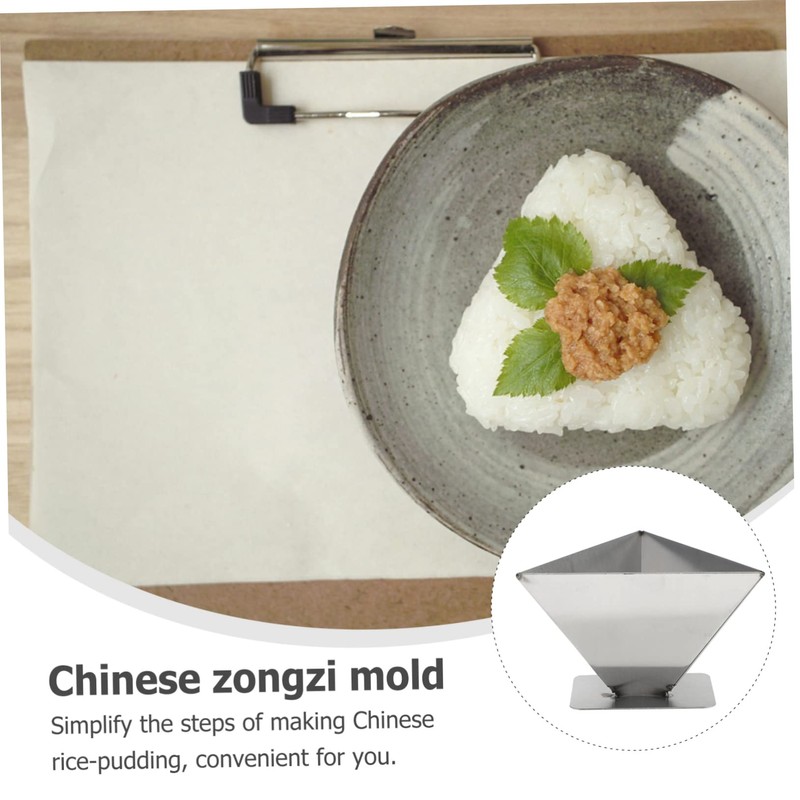 CIYODO Triangle Rice Ball Shaper Stainless Steel Sushi Mold Rice