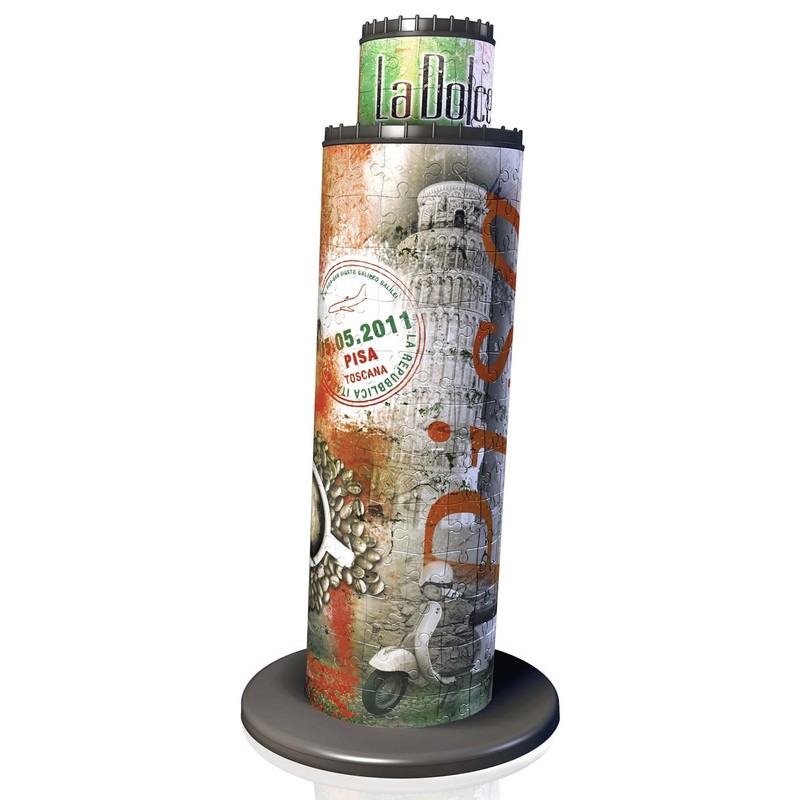Ravensburger 125814 Flag Edition Pisa Tower 3D Puzzle – monuments