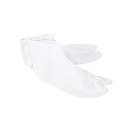 [Wargo Kimono Wholesaler] Azuma Style Tabi Socks, Women's, Men's, White Tabi, Tetoron Broad Tabi (4 Pieces), white