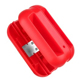 Yeguwithu Edge Banding Trimmer, Woodworking Edge Trimmer for Burrs, Hand Planer Edge Bander, Manual Edge Banding Cutter, Wood Chamfering Fillet Scraper for PVC, ABS, Melamine, Veneer, Red