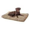 Orvis Comfortfill-Eco Lounger Dog Bed, Brown Tweed - Large