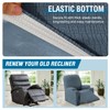 H.VERSAILTEX 100% Waterproof Stretch Recliner Cover Electric Power Lift Recliner