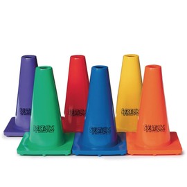 Spectrum Poly Cones 9in Pk6