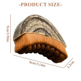 2 Piezas Cepillo Facial para Masaje Linfático, Diseño Ergonómico para Rostro, Mandíbula y Cuello, Ayuda a Reducir Hinchazón y Relajar Músculos Faciale