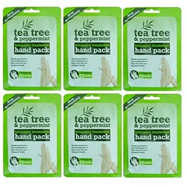 Tea Tree & peppermint deep Moisturising Hand pack To Repair Dry & Chopped Hands X 6
