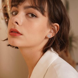 Fox Studs Earrings 925 Sterling Silver Animal Studs Earrings Fox Jewelry Gifts for Women Girls