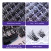 Kit De Extensiones De Pestañas Curvatura D Mixtas Pegamento