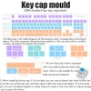 DIY Mechanical Keyboard Keycap Silicone Mold Soft Durable Keys Mold