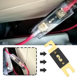 SG Store 5Pcs 80A Gold-Plated Fuse Protection Controller Electrical Protection Fuse Pieces Suitable for Automotive System Screw Fuses General Automotive Parts