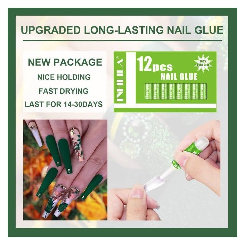 NXJ INFILILA Super Strong Nail Glue – Quick Dry 3-5