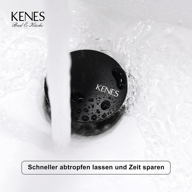 KENES Universal Pop-Up Drain Fitting for Washbasin/Sink, Sink Plug Pop