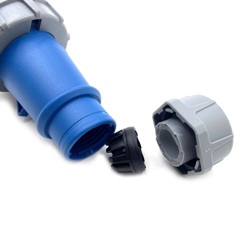 CEE Waterproof Industrial Connector Male Plug 3Pin 16A 220-250V 2P+E