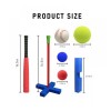 CeleMoon Foam T Ball Kids Baseball Softball Bat Set Batting