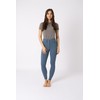 HORZE Sophie Womens High Waist Full Grip Breeches - Blue
