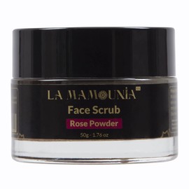 Face scrub with rose powder and Argan 100% Natural product from Morocco 50gr / Gommage pour visage