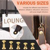Tanstic 152Pcs(75 Sets) Chicago Screws Assorted Kit, M5 x 5/6/8/10/12mm