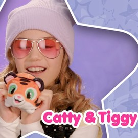 #sbabam, Doki Doki 2 You Newsstand Toy for Kids, Plush Cat, Panda, Turtle and Others - Toy Animals for Kids, Collectible Figures, Kids Toy, Gift for Children, Pack of 3