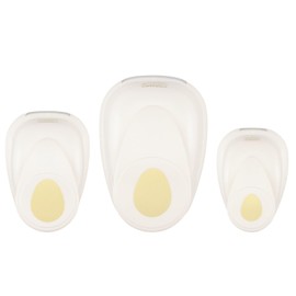 Vaessen Creative Craft Paper Punch - Eggs - 3 Pcs - Various Sizes - Circle Cutter for Crafting and Card Making