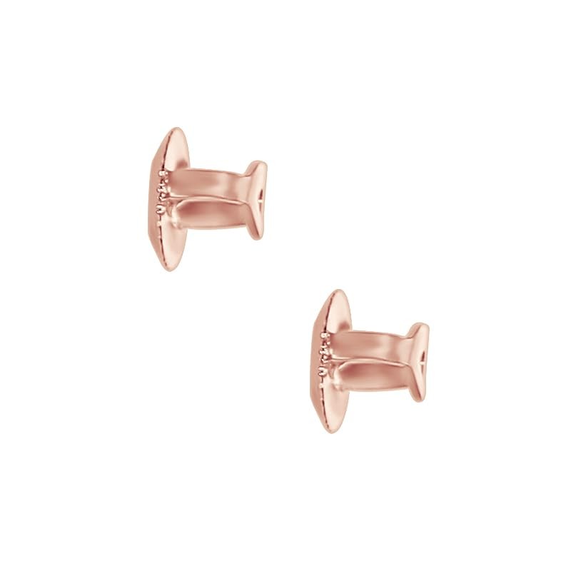 10k Solid Rose Gold Replacement Pair Earring Screw Back Backings