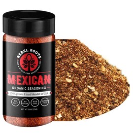 USDA Organic Salt Free Seasoning, No Salt Seasoning, Non-GMO Certified, Sugar Free Seasoning, Meal Prep Seasoning, All Natural, 100% Made in USA (Mexican, 1 Pack)