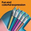 BIC 4-Color Rainbow Shine Limited Edition Set, Box of 15