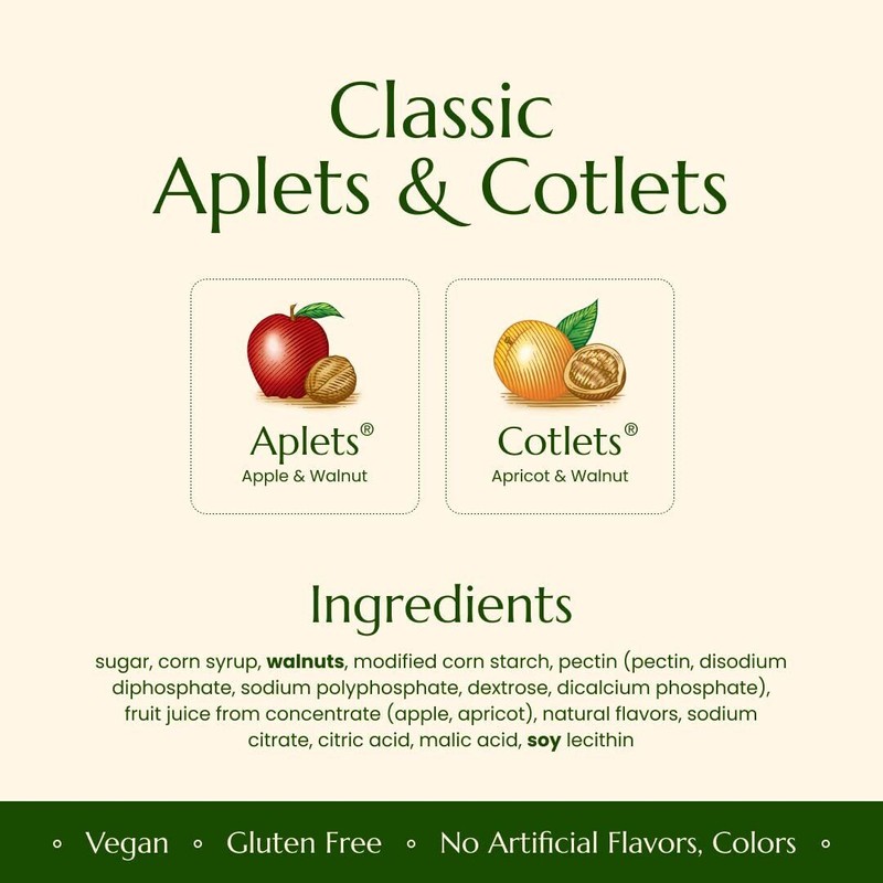 Liberty Orchards 10 Ounce Aplets Cotlets Orange Sugar Candy Vegan