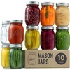 Paksh Novelty Mason Jars with Lids & Sealer - 5