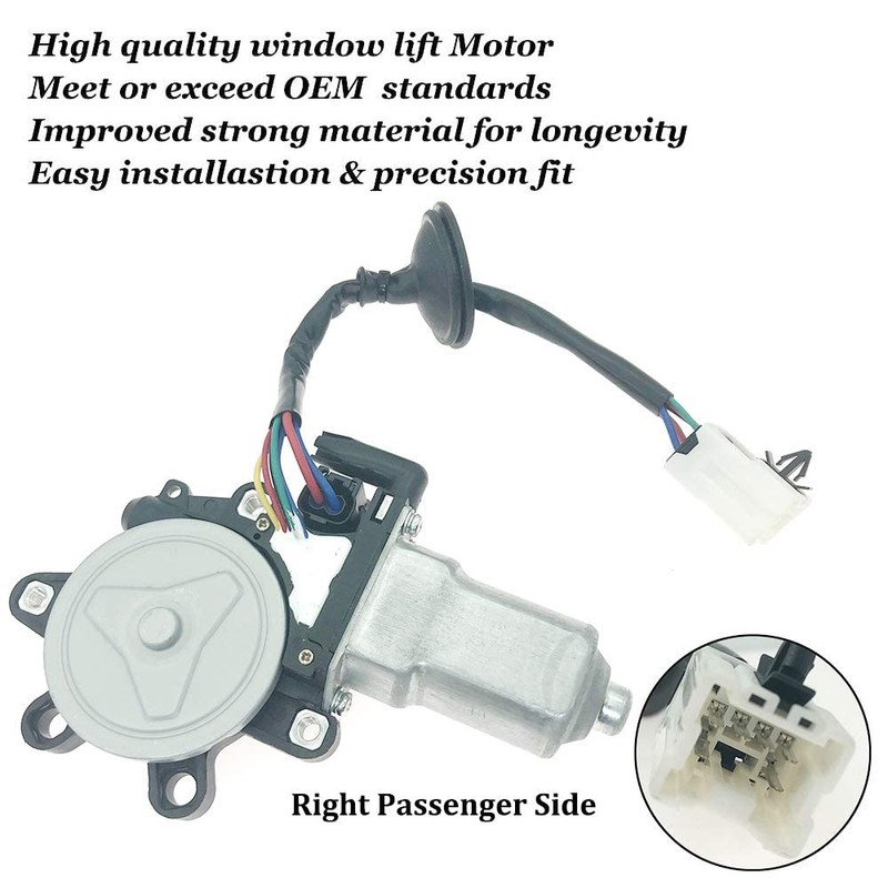 Window Lift Motor Front Right Passenger Side for 2003-2009 Nissan