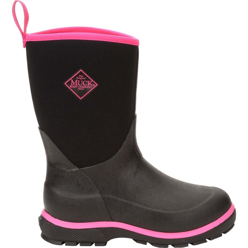 Muck Boy's Boot Kids Slushmaster (Element), Black/Pink, 9 Toddler