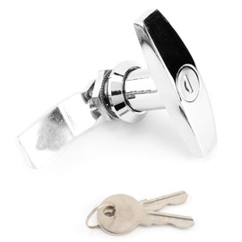 T-Handle Lock, Yosoo Rear Attachment T-Handle Lock Tool Box Garage Door Lock with Keys for Caravan Hood (ÁÁ¸õ) for Garage Door Handle Garage Door Handle T Handle Lock T-Shape Ver