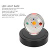 LED Rotating Display Base Black 360 Degrees 80s Circle Battery