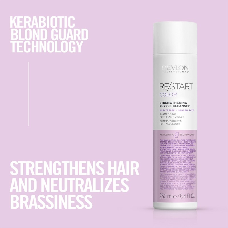 Revlon Professional Restart Color Purple Sulfate Free Cleanser 250ml