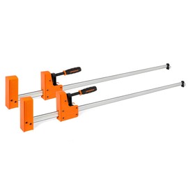 Jorgensen 48" Bar Clamp Set 2-pack 90° Cabinet Master Parallel Jaw Bar Clamp Set